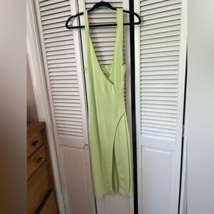Jonathan Simkhai Lime knit dress sz L